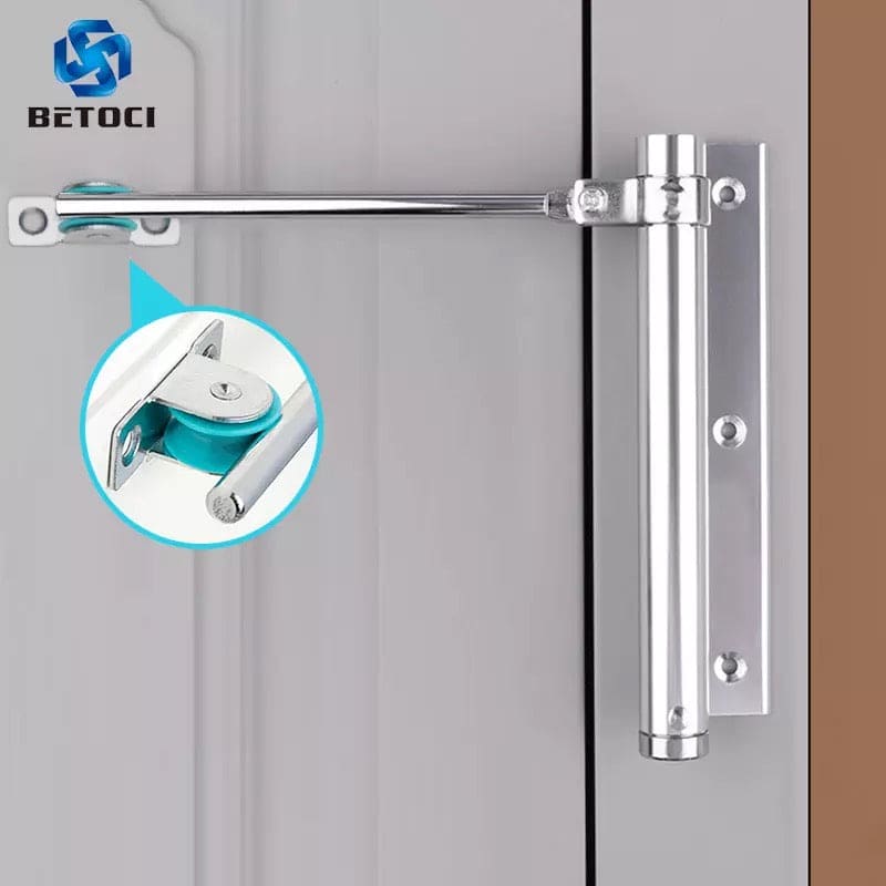 Adjustable Aluminum Alloy Automatic Door Closer, Mute Adjustable Automatically Surface Mounted Auto Closing Door, Self-Closing for Middle-Weight Door Adjustable Aluminum Alloy Automatic Door Closer, Mute Adjustable Automatically Surface Mounted Auto Closing Door, Self-Closing for Middle-Weight Door